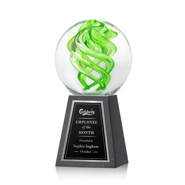 Vortex Award on Tall Marble Base - Black