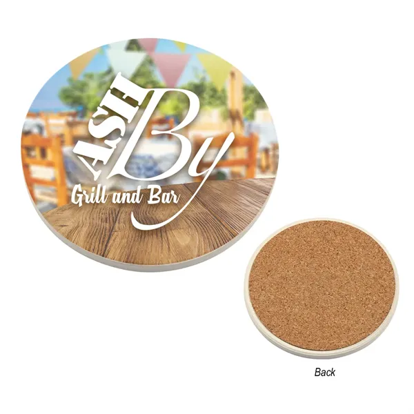 Full Color Round Absorbent Coaster