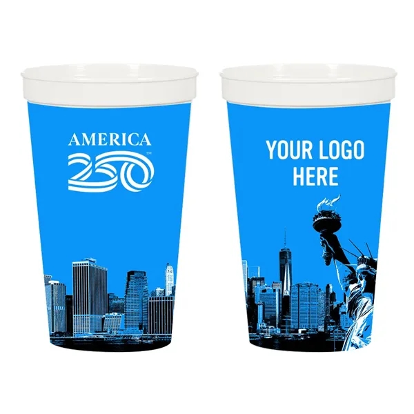 America250™ 22 Oz. Full Color Big Game Stadium Cup