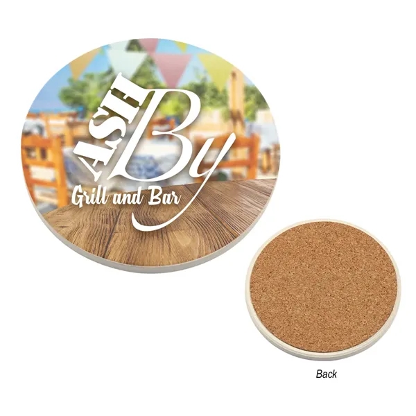Custom Full Color Round Absorbent Coaster