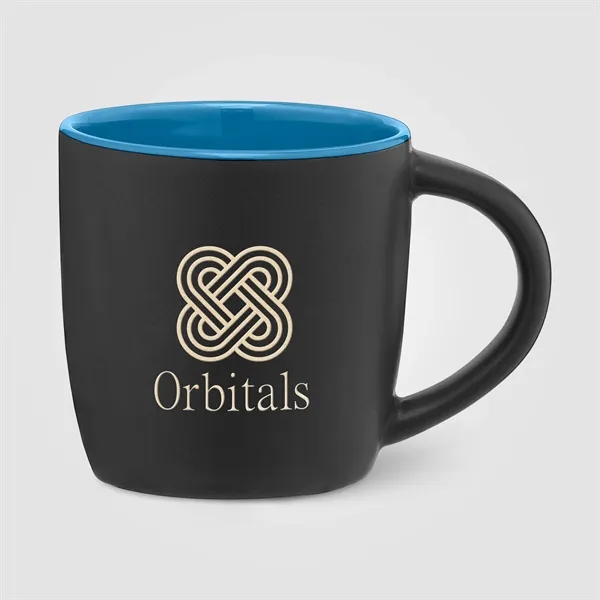 Zanzibar - 12 oz. Matte Black Ceramic Mug with ColorPop