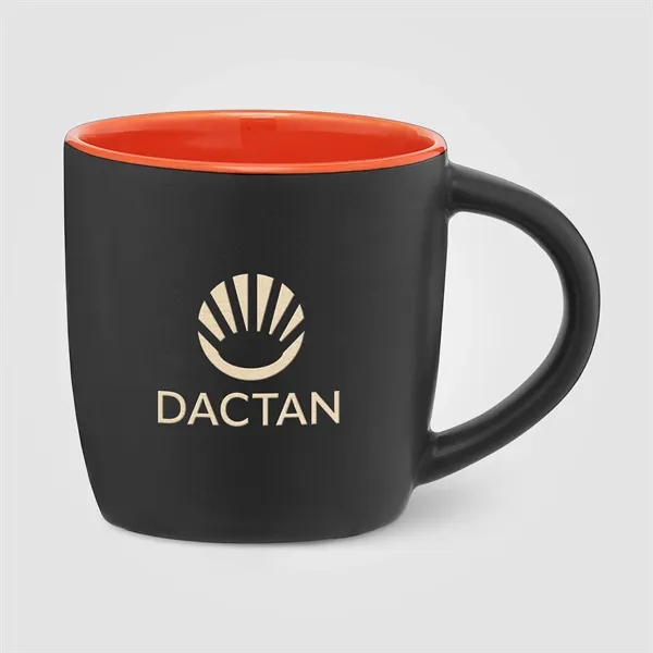 Zanzibar - 12 oz. Matte Black Ceramic Mug with ColorPop