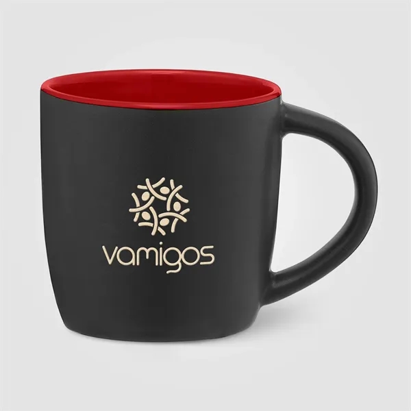Zanzibar - 12 oz. Matte Black Ceramic Mug with ColorPop