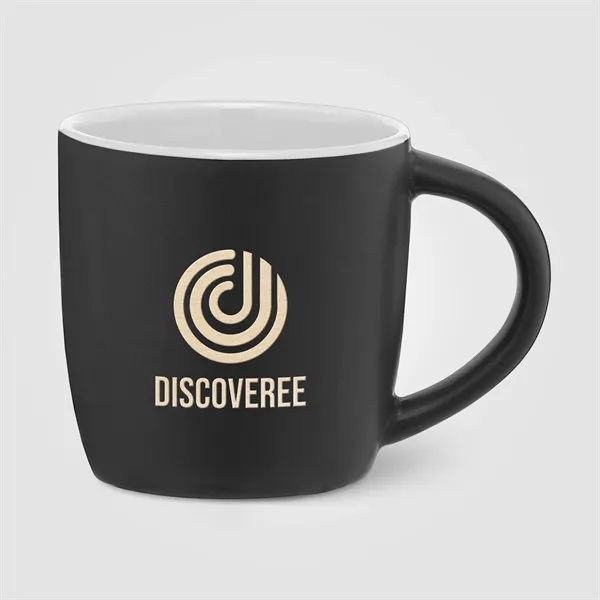 Zanzibar - 12 oz. Matte Black Ceramic Mug with ColorPop