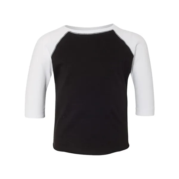 Rabbit Skins Toddler Baseball Fine Jersey Three-Quarter S...