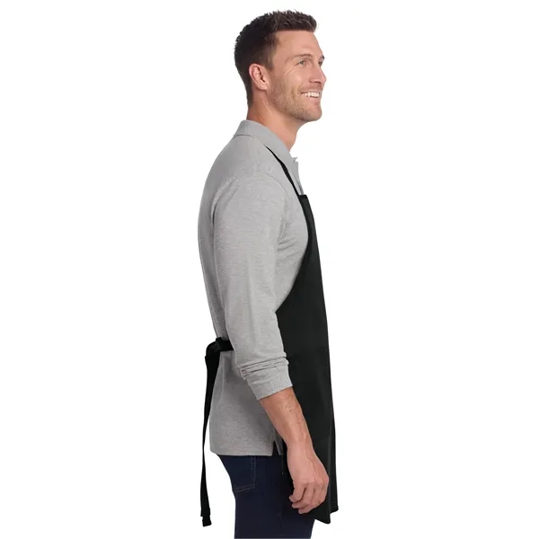 Port Authority Full-Length Two-Pocket Bib Apron.