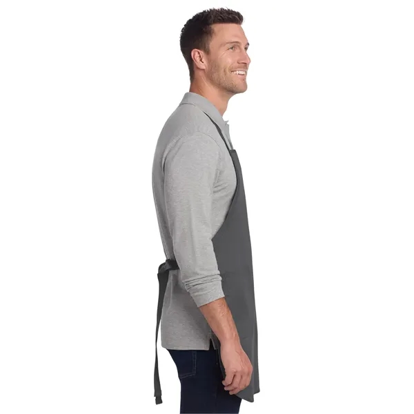 Port Authority Full-Length Two-Pocket Bib Apron.