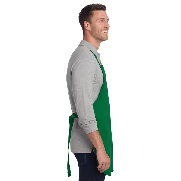 Port Authority Full-Length Two-Pocket Bib Apron.