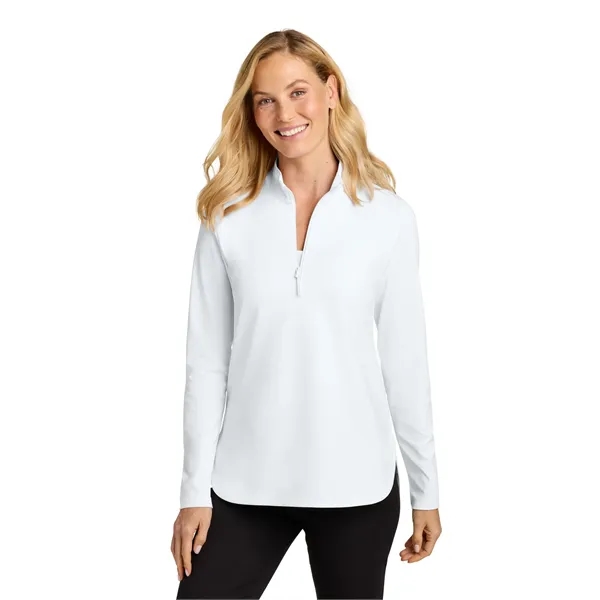 Port Authority Women's C-FREE Double Knit 1/4-Zip