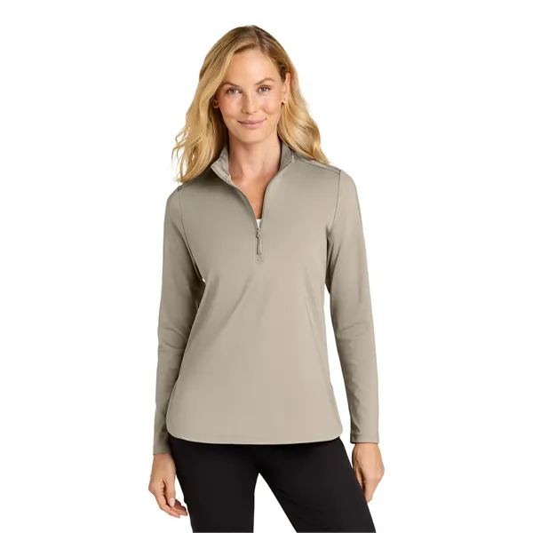 Port Authority Women's C-FREE Double Knit 1/4-Zip