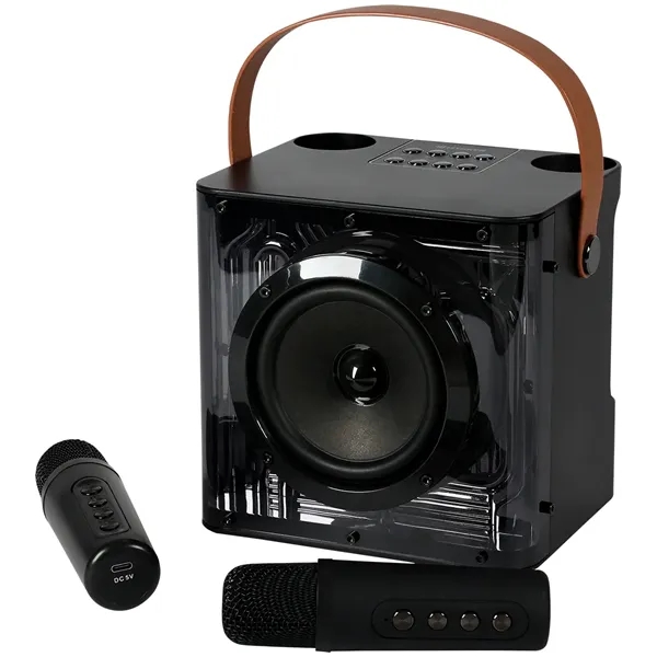 15w Karaoke Wireless Speaker with 2 mics