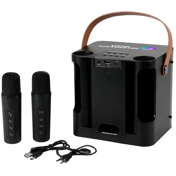 15w Karaoke Wireless Speaker with 2 mics
