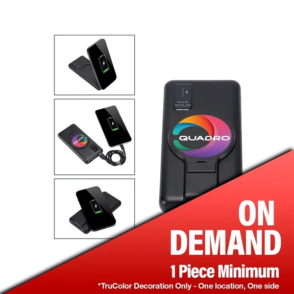 Wireless Power Bank with Stand - 8,000 mAh