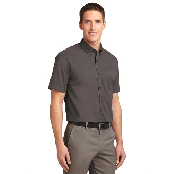 Port Authority Tall Short Sleeve Easy Care Shirt. - Port Authority Tall Short Sleeve Easy Care Shirt. - Image 74 of 149