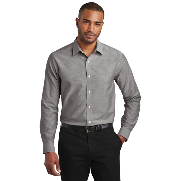 Port Authority Slim Fit SuperPro Oxford Shirt. - Port Authority Slim Fit SuperPro Oxford Shirt. - Image 18 of 20