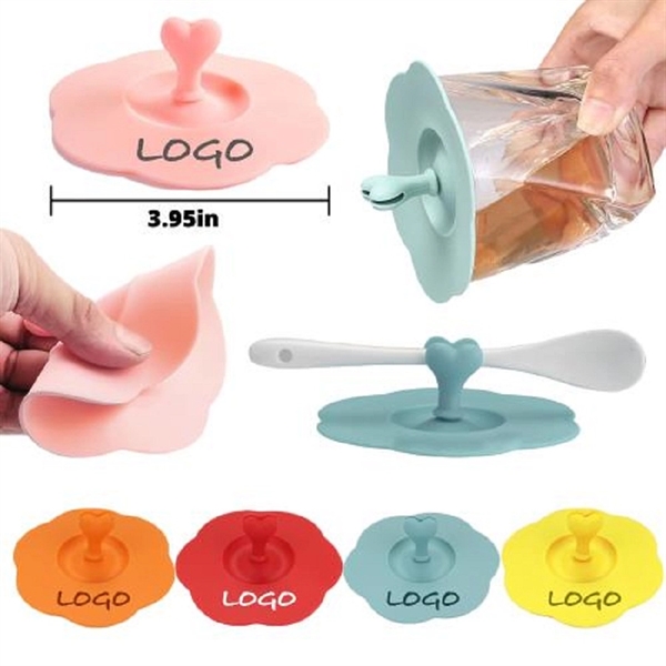 Heart Silicone Leakproof Coffee Mug Suction Lid - Heart Silicone Leakproof Coffee Mug Suction Lid - Image 0 of 0