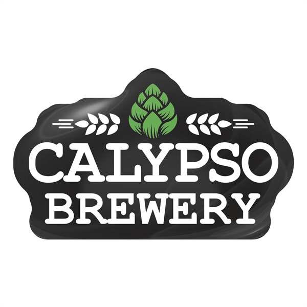 Custom White Vinyl Perm Adh Domed Custom Decal - Custom White Vinyl Perm Adh Domed Custom Decal - Image 1 of 4