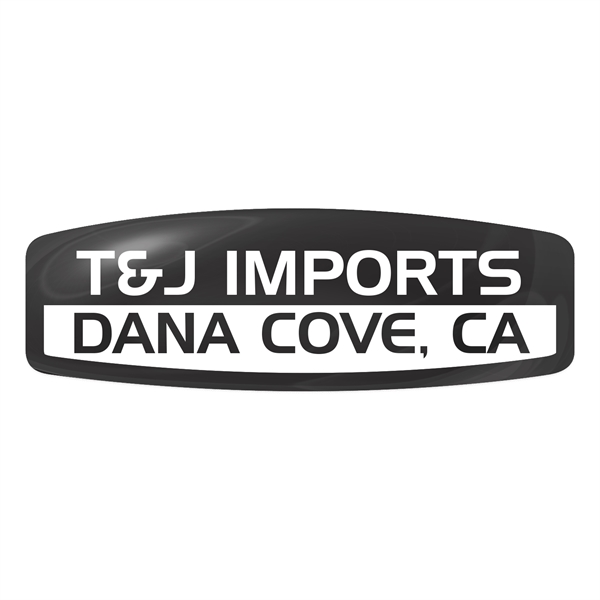 Custom White Vinyl Perm Adh Domed Custom Decal - Custom White Vinyl Perm Adh Domed Custom Decal - Image 3 of 4