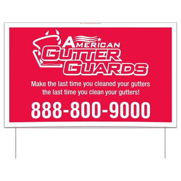 Double Sided 24 Point Poster Board Yard Sign (21" x 34 1/2") - Double Sided 24 Point Poster Board Yard Sign (21" x 34 1/2") - Image 0 of 0