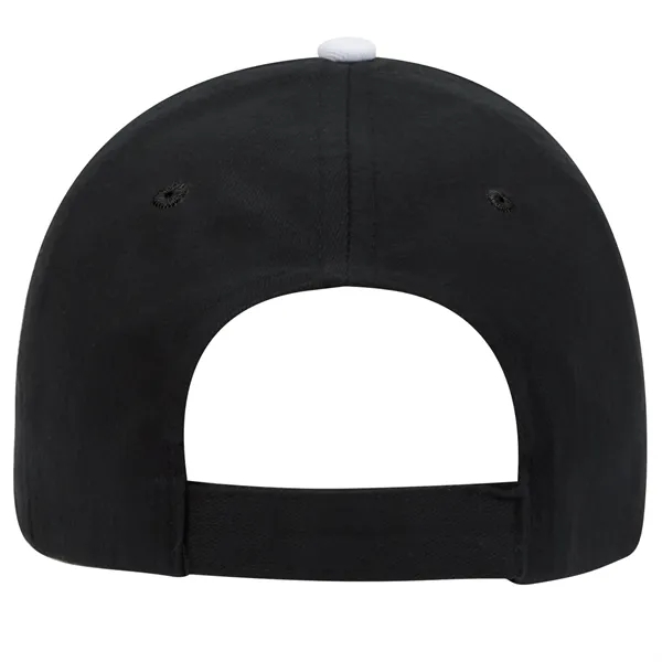 Custom Brushed Cotton Twill Sandwich Visor 6 Panel Baseball Cap