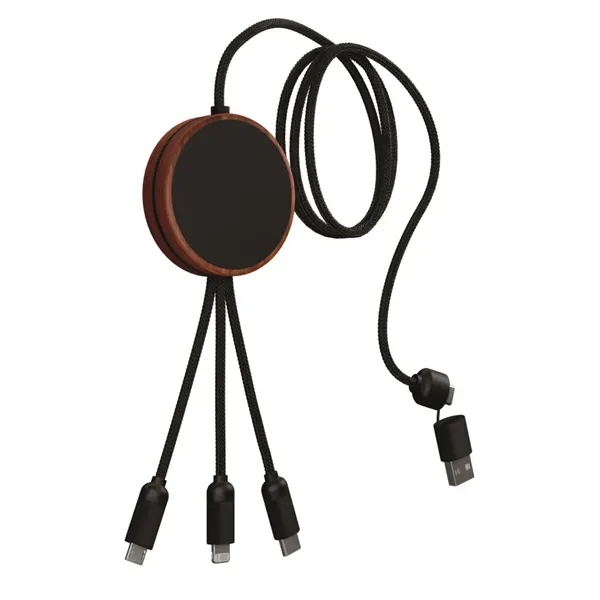 Custom SCX Innovative Design™ 5-in-1 Bamboo 5W Wireless Charging...