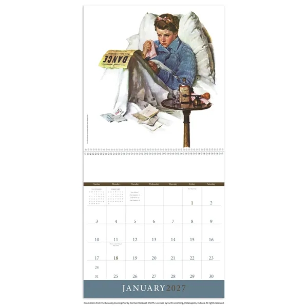 Triumph® Calendars The Saturday Evening Post Illustration...