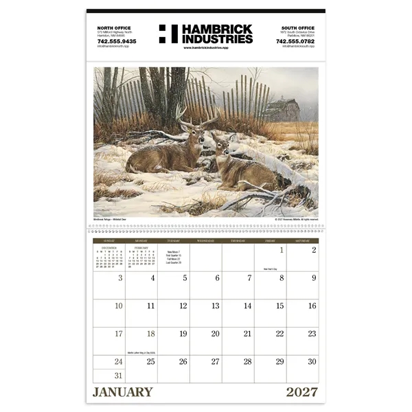 Triumph® Calendars Wildlife Art Calendar