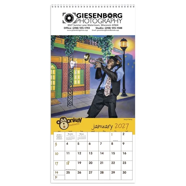 Triumph® Calendars Monkey Business Calendar
