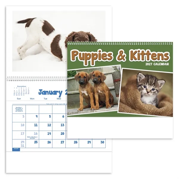 Triumph® Calendars Puppies & Kittens Pocket Calendar