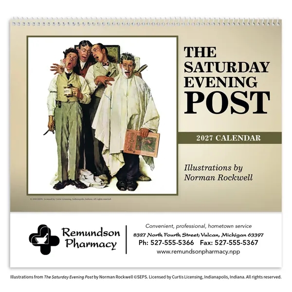 Triumph® Calendars The Saturday Evening Post Pocket Calendar