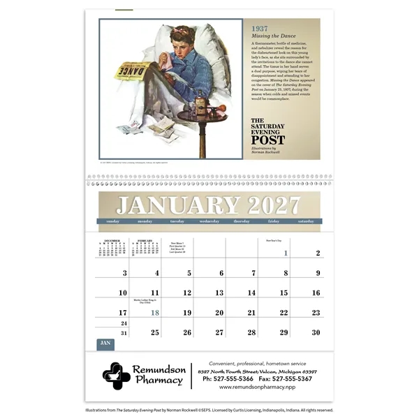 Triumph® Calendars The Saturday Evening Post Pocket Calendar