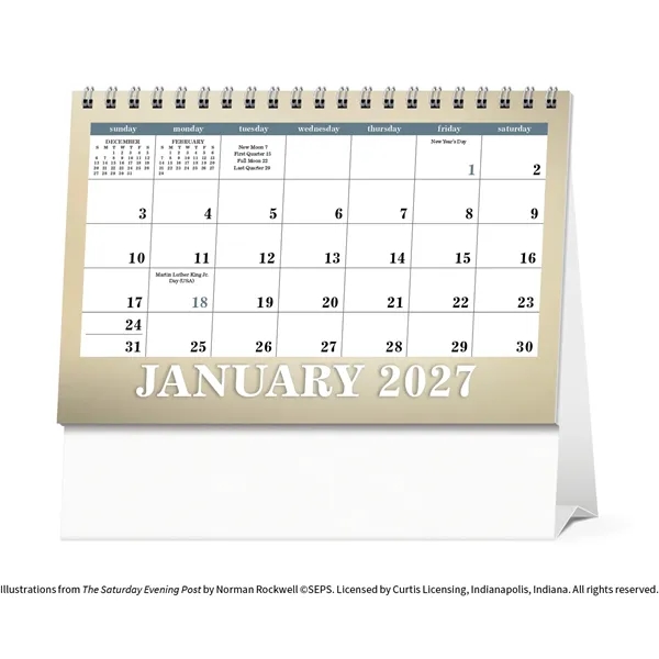 Triumph® Calendars The Saturday Evening Post Large Desk C...