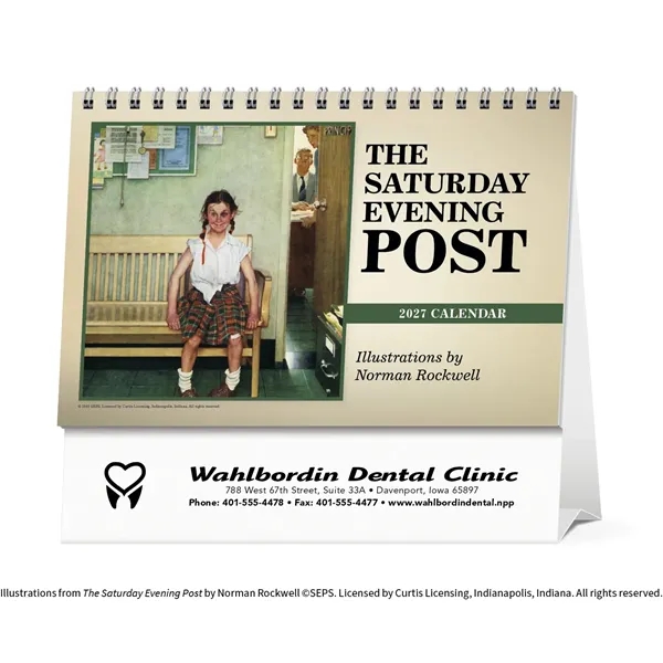 Triumph® Calendars The Saturday Evening Post Large Desk C...