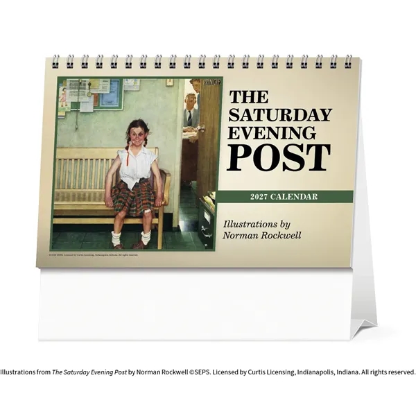 Triumph® Calendars The Saturday Evening Post Large Desk C...