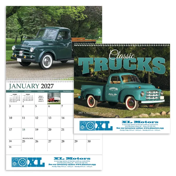 Products Classic Trucks Appointment Calendar - Spiral