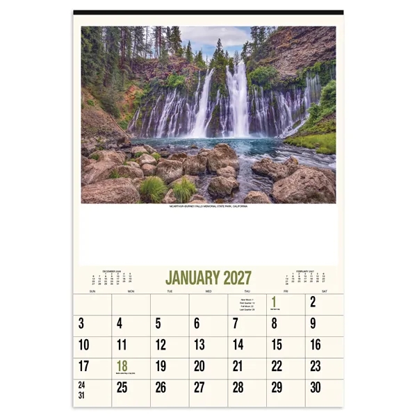 Products Scenic America® Executive-White Ad Calendar