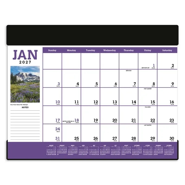 Triumph® Calendars Scenic Desk Pad