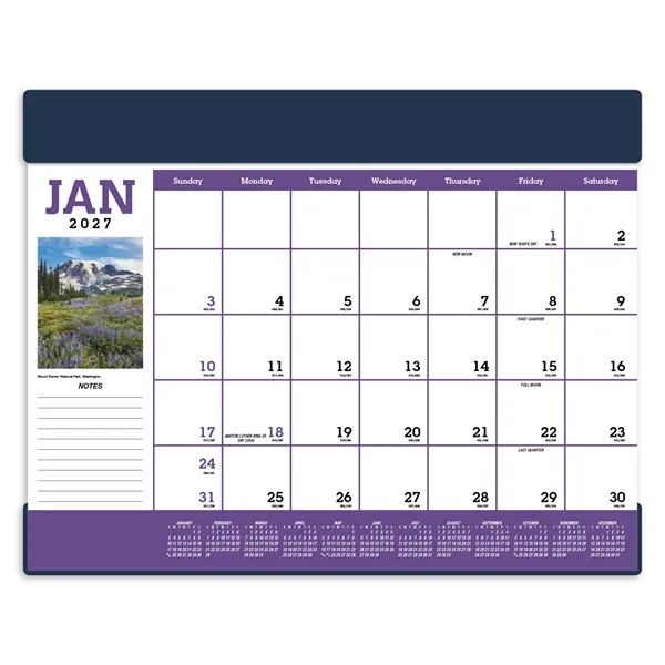 Triumph® Calendars Scenic Desk Pad