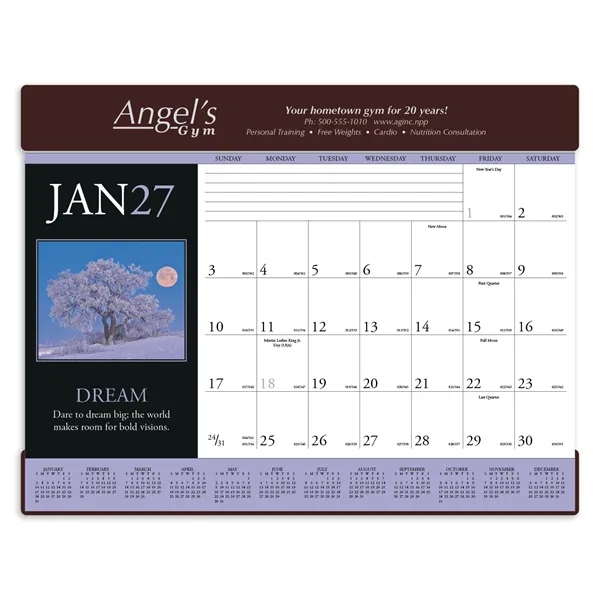 Triumph® Calendars Motivations Desk Pad
