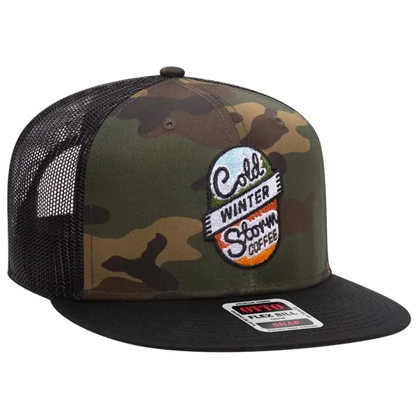 Cotton Blend 6 Panel Mesh Back Hat