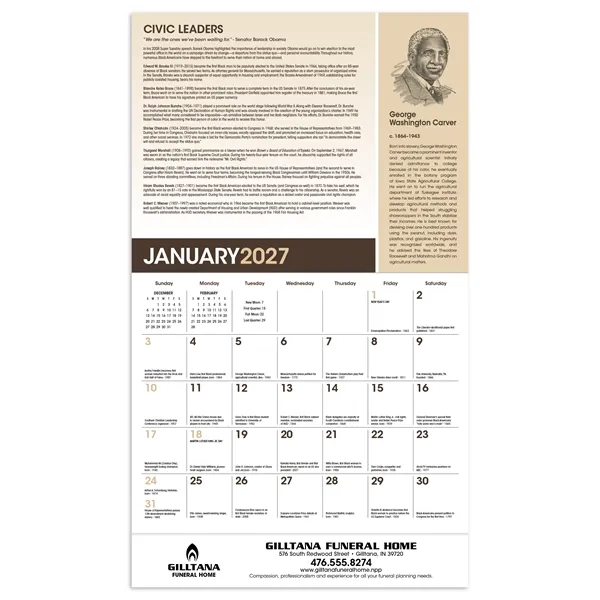 Triumph® Calendars African-American Heritage Barack Obama...