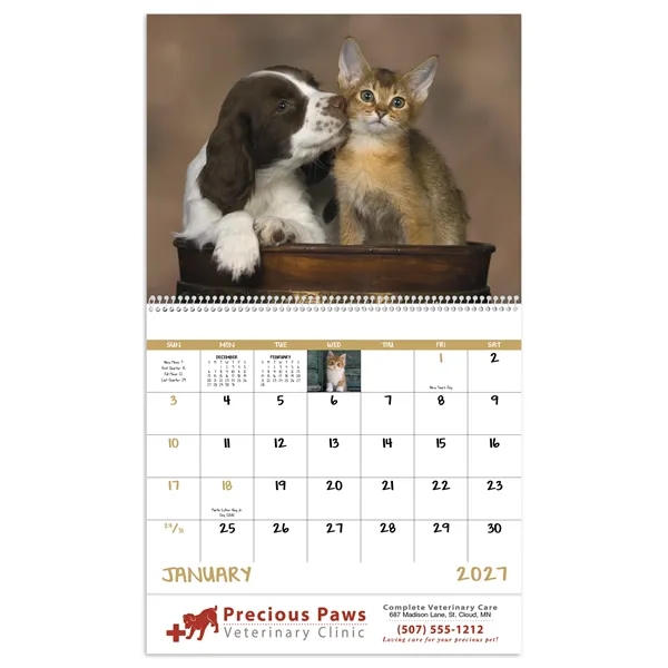 Good Value™ Puppies & Kittens - Spiral Calendar