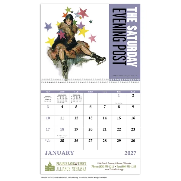 Good Value™ The Saturday Evening Post - Spiral Calendar