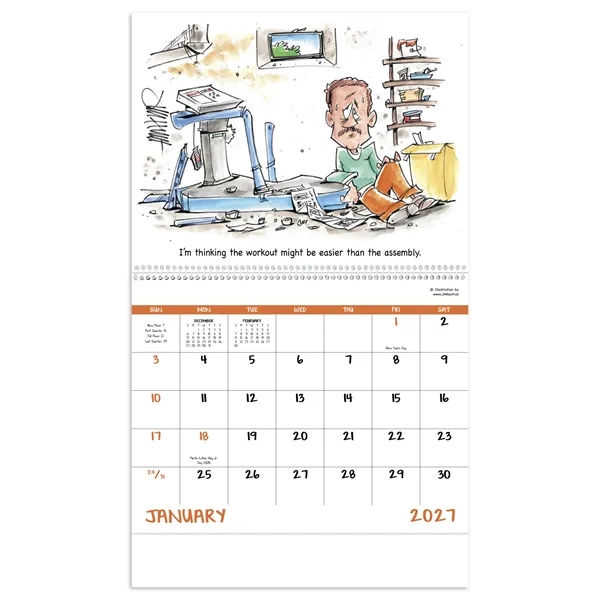 Good Value™ Laughing It Up! - Spiral Calendar