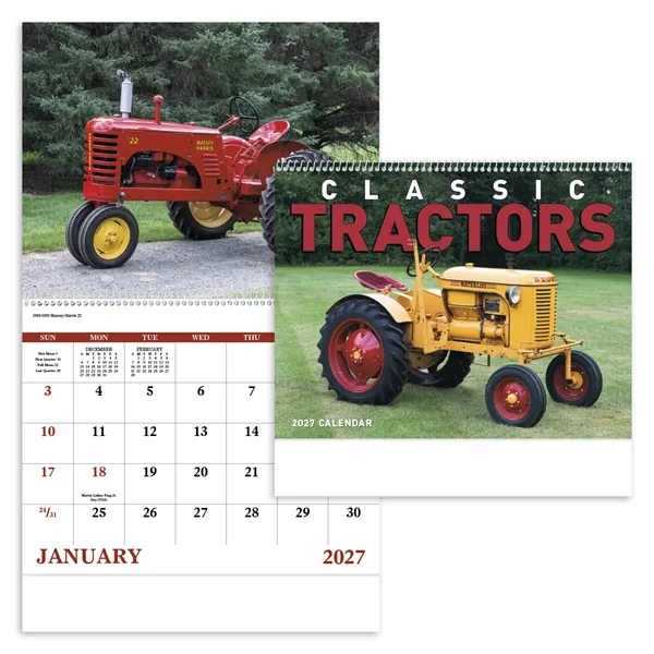 Good Value™ Classic Tractor - Spiral Calendar