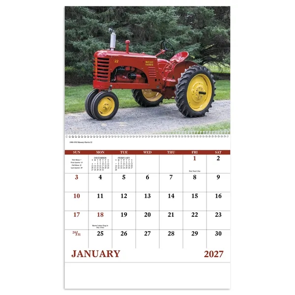 Good Value™ Classic Tractor - Spiral Calendar