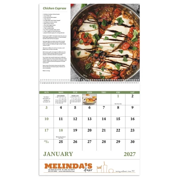 Good Value™ Delicious Dining - Spiral Calendar