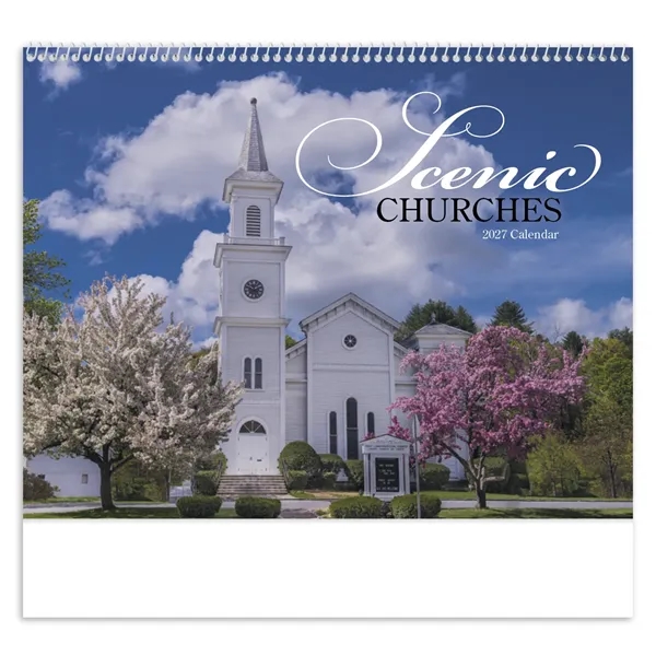 Good Value™ Scenic Churches - Spiral Calendar