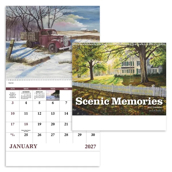 Good Value™ Scenic Memories - Spiral Calendar