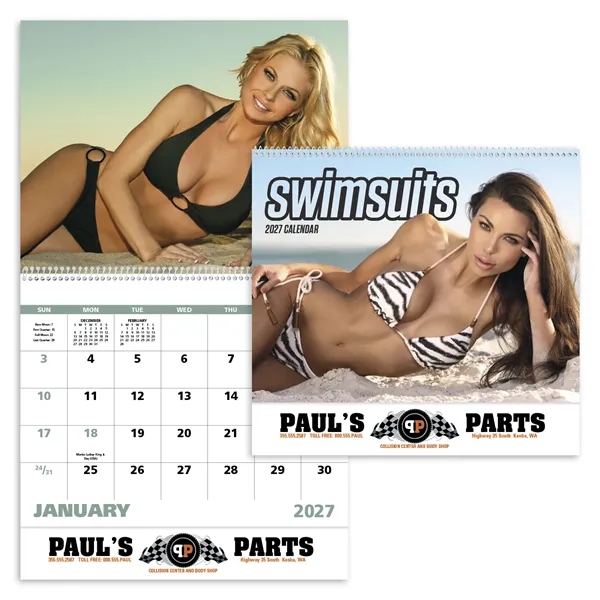 Good Value™ Swimsuits - Spiral Calendar